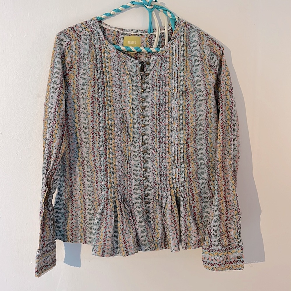 Maeve floral blouse size s